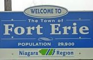 town of fort erie sign