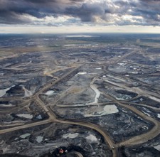 Isn't this tar sands landscape nice? Why don't the rich bastards makinng money off of this monstrosity by a condo here insteal of some nice lakeshore land in Ontario?