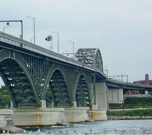 The Peace Bridge, one of the major Canada/U.S. crossings in North America. File photo by Doug Draper