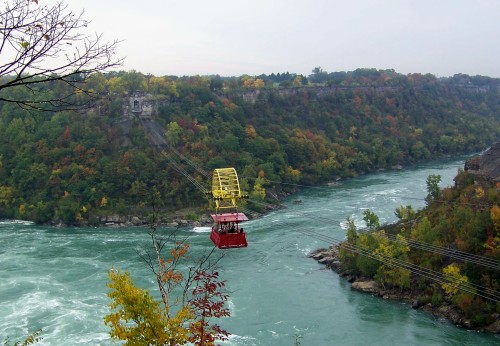 Aero Car glides over Whirlpool and Niagara Falls downstream from the world-famous Falls. File photo by Doug Draper